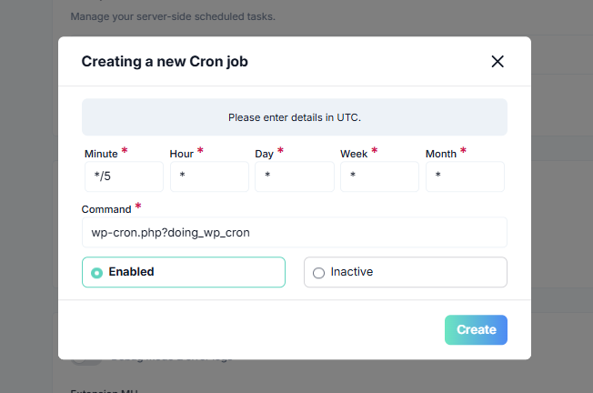 Cron Job Enable 1pgzufr