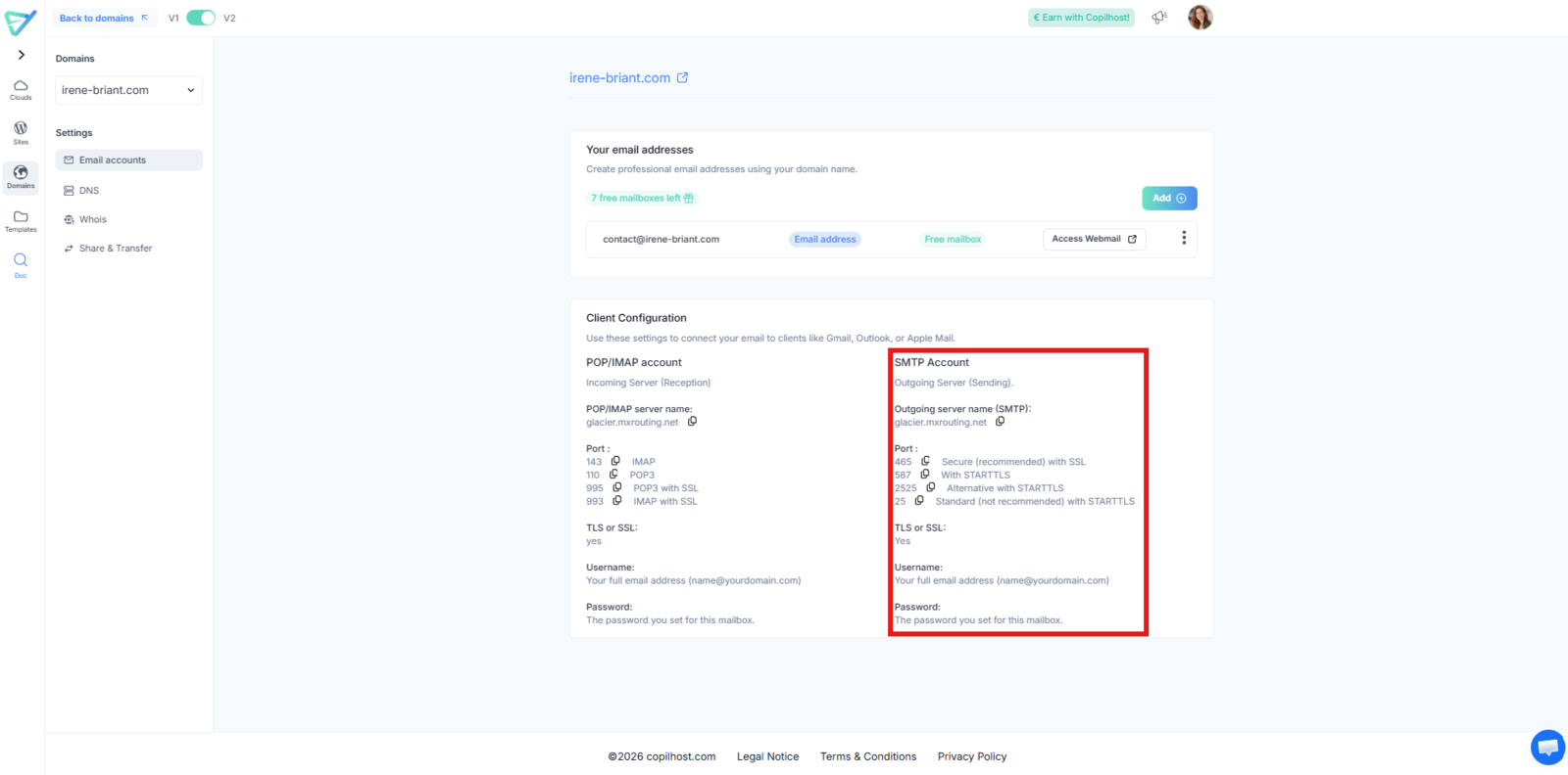 Sending emails from your WordPress website Image V5b6ff